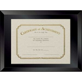 Beveled Glass Certificate/ Document Frame (7"x9"x1/4")